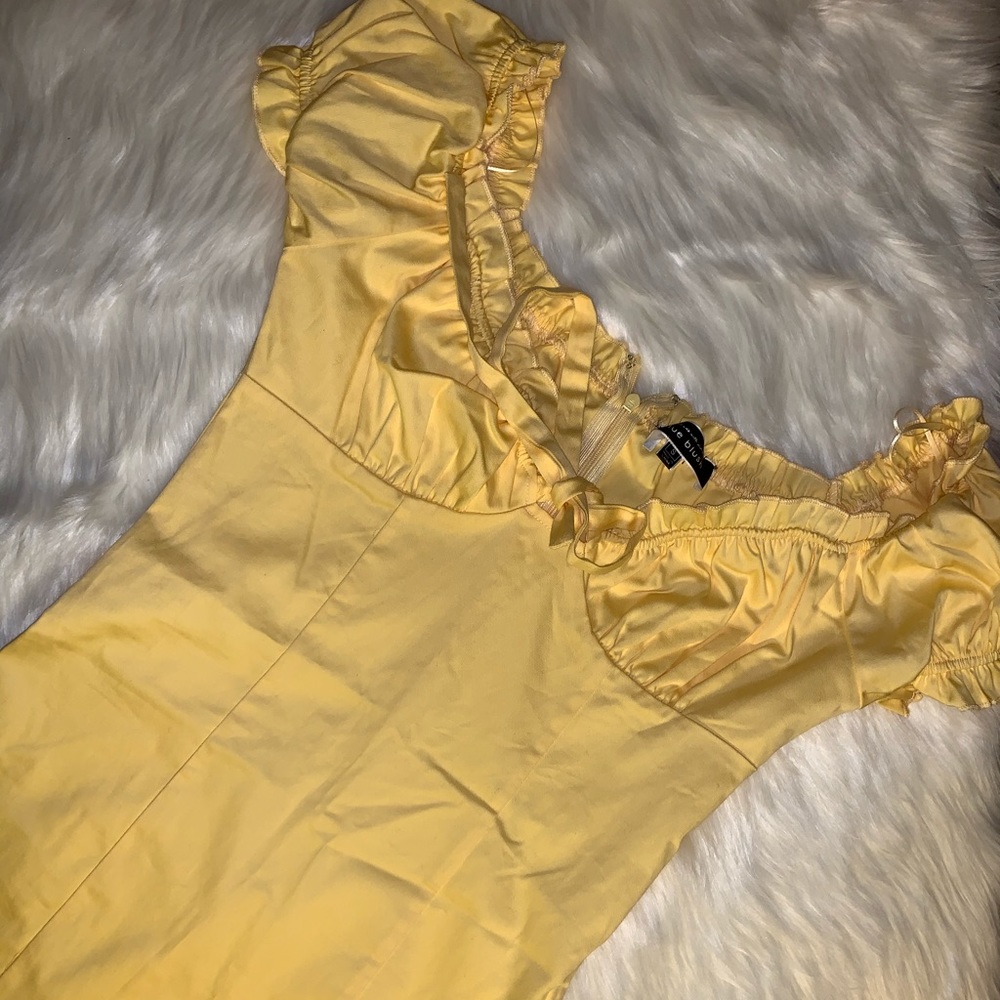 Yellow dress size small